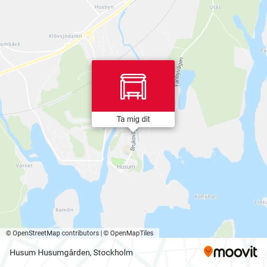 Husum Husumgården karta
