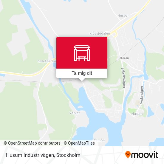 Husum Industrivägen karta