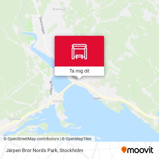 Järpen Bror Nords Park karta