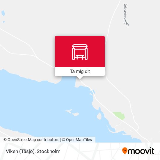 Viken (Tåsjö) karta