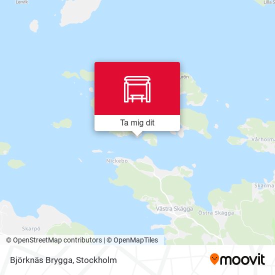 Björknäs Brygga karta