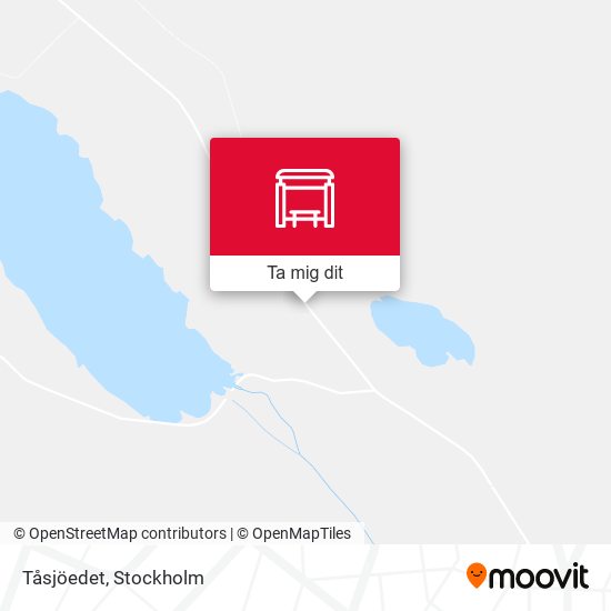 Tåsjöedet karta