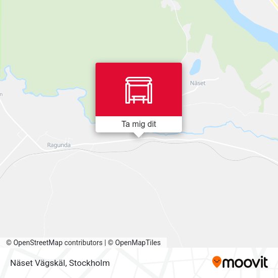 Näset Vägskäl karta