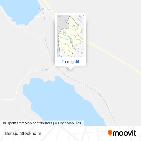 Bensjö karta