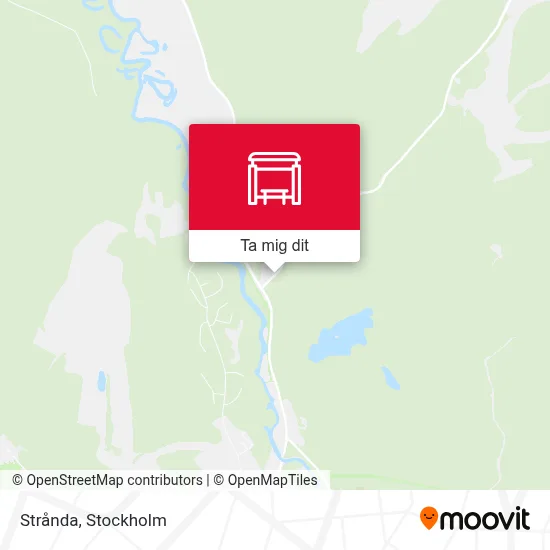 Strånda karta