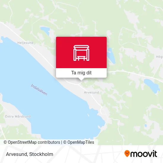 Arvesund karta