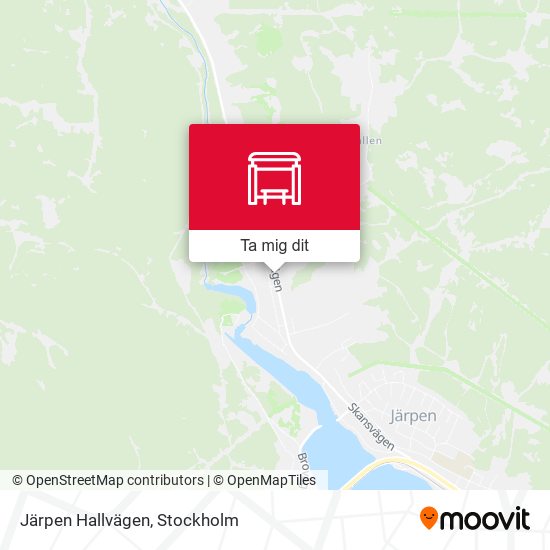 Järpen Hallvägen karta
