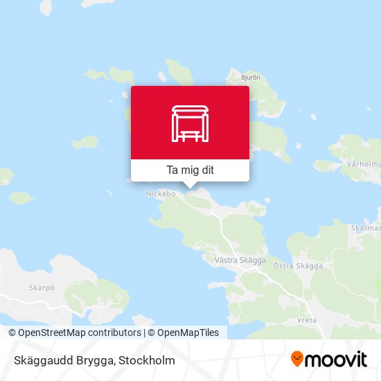 Skäggaudd Brygga karta