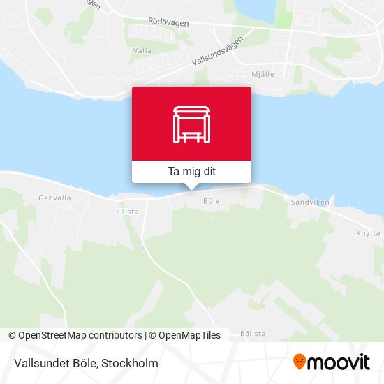 Vallsundet Böle karta