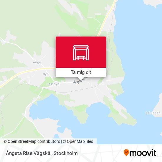 Ångsta Rise Vägskäl karta