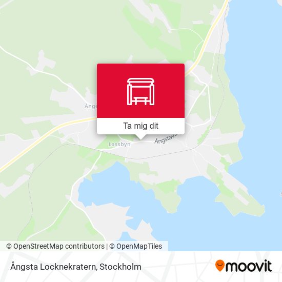 Ångsta Locknekratern karta