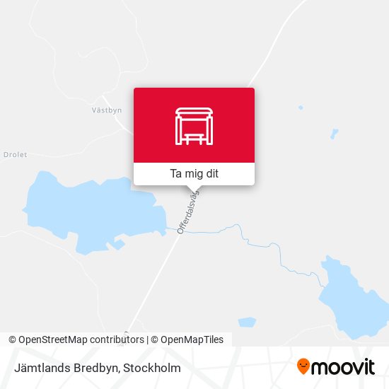 Jämtlands Bredbyn karta