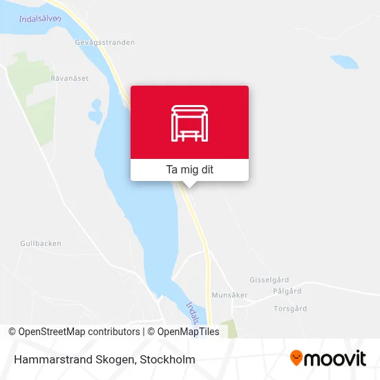 Hammarstrand Skogen karta
