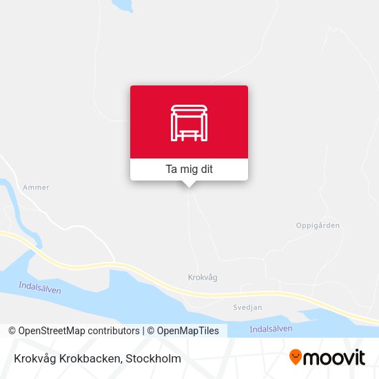 Krokvåg Krokbacken karta