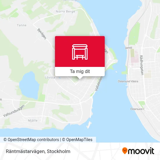 Räntmästarvägen karta