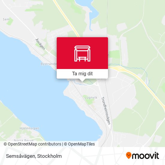 Semsåvägen karta