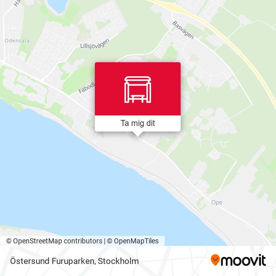 Östersund Furuparken karta