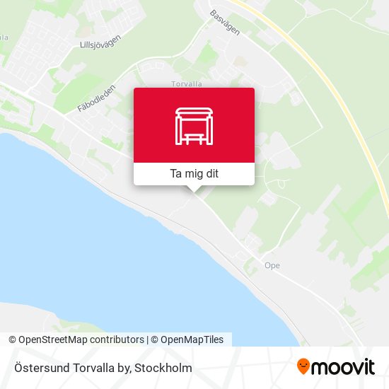 Östersund Torvalla by karta