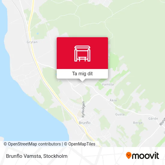 Brunflo Vamsta karta