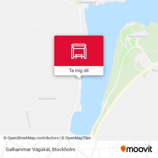 Galhammar Vägskäl karta