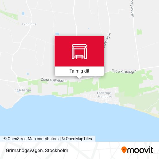 Grimshögsvägen karta