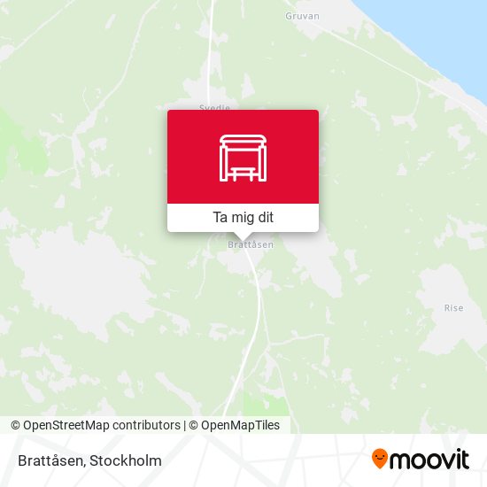 Brattåsen karta