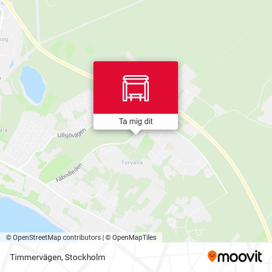 Timmervägen karta