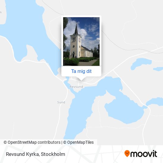 Revsund Kyrka karta