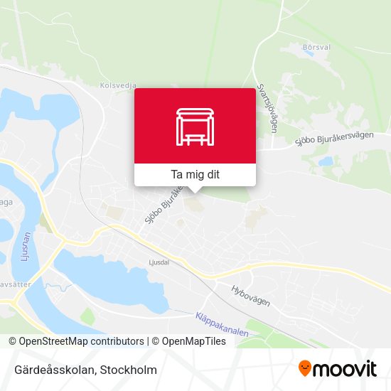 Gärdeåsskolan karta