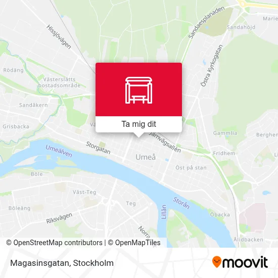 Magasinsgatan karta