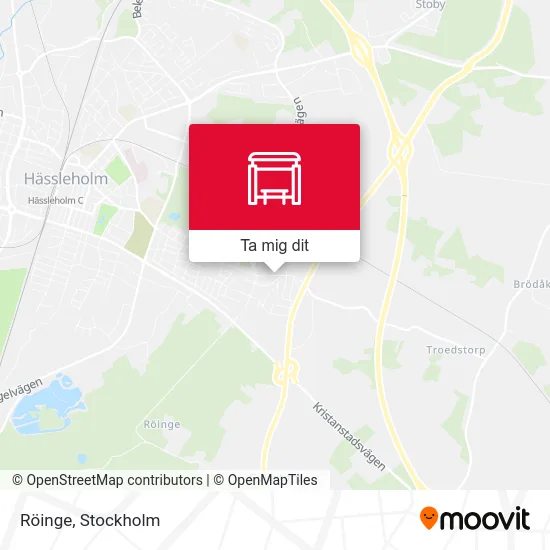 Röinge karta