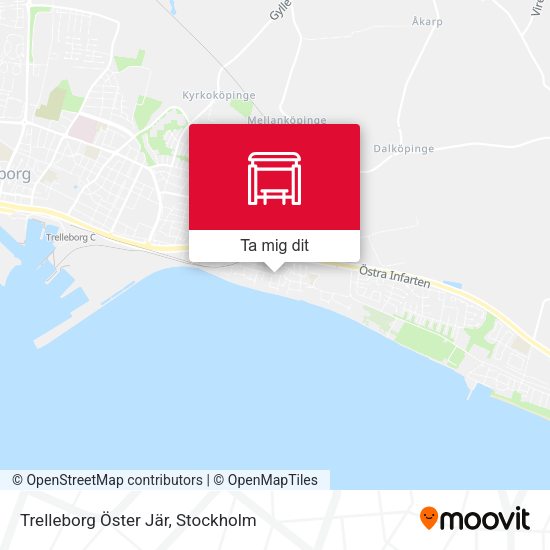 Trelleborg Öster Jär karta