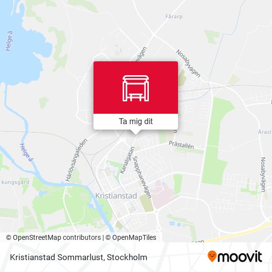 Kristianstad Sommarlust karta