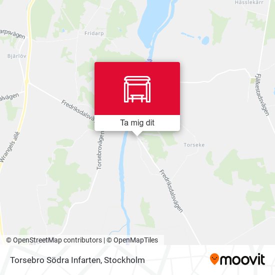 Torsebro Södra Infarten karta