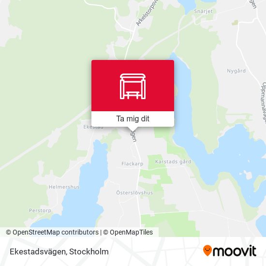 Ekestadsvägen karta