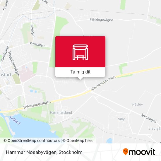 Hammar Nosabyvägen karta