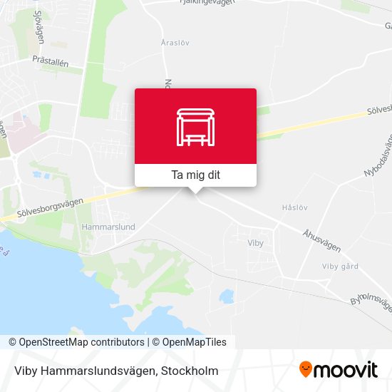 Viby Hammarslundsvägen karta