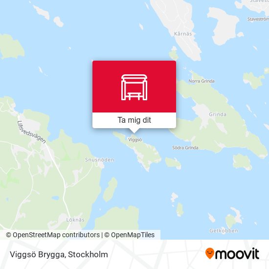 Viggsö Brygga karta