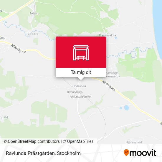 Ravlunda Prästgården karta