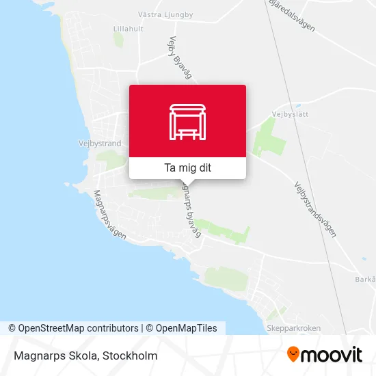 Magnarps Skola karta