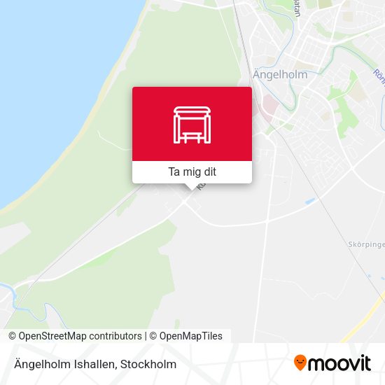 Ängelholm Ishallen karta