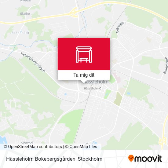 Hässleholm Bokebergsgården karta