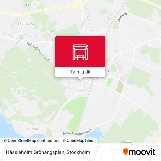 Hässleholm Grönängsplan karta