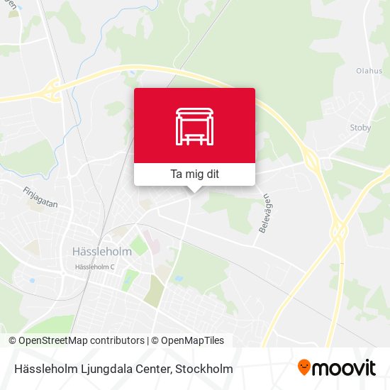 Hässleholm Ljungdala Center karta