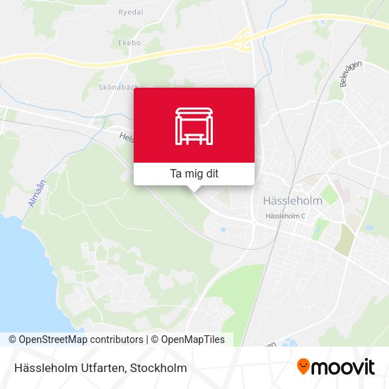 Hässleholm Utfarten karta