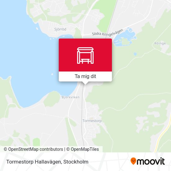 Tormestorp Hallavägen karta