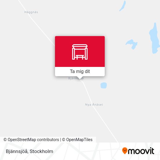 Bjännsjöå karta
