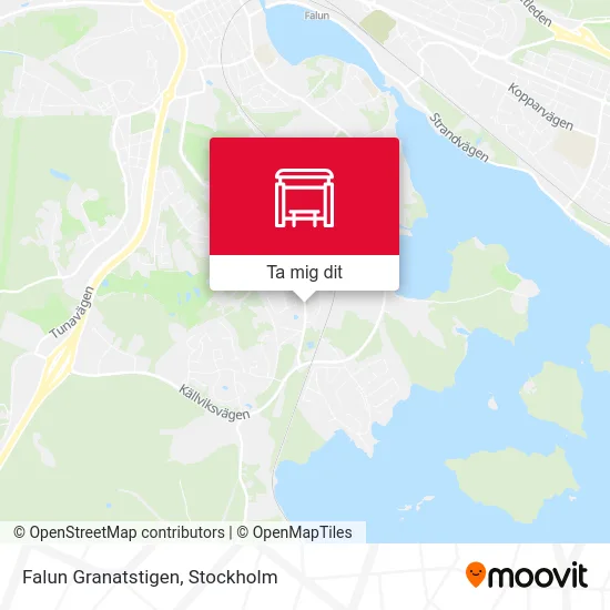 Falun Granatstigen karta