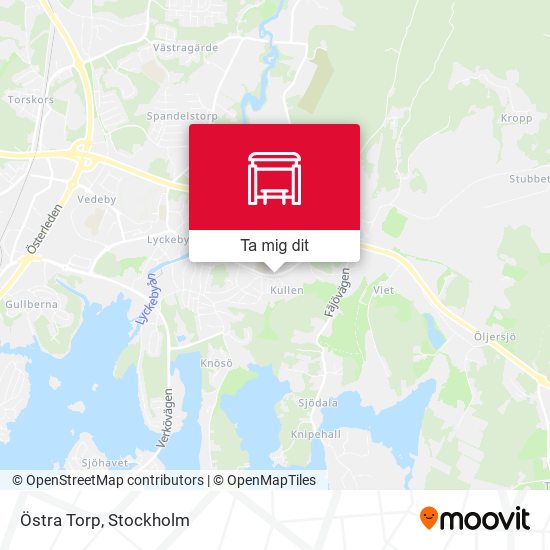 Östra Torp karta