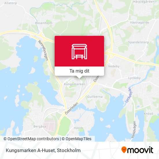 Kungsmarken A-Huset karta
